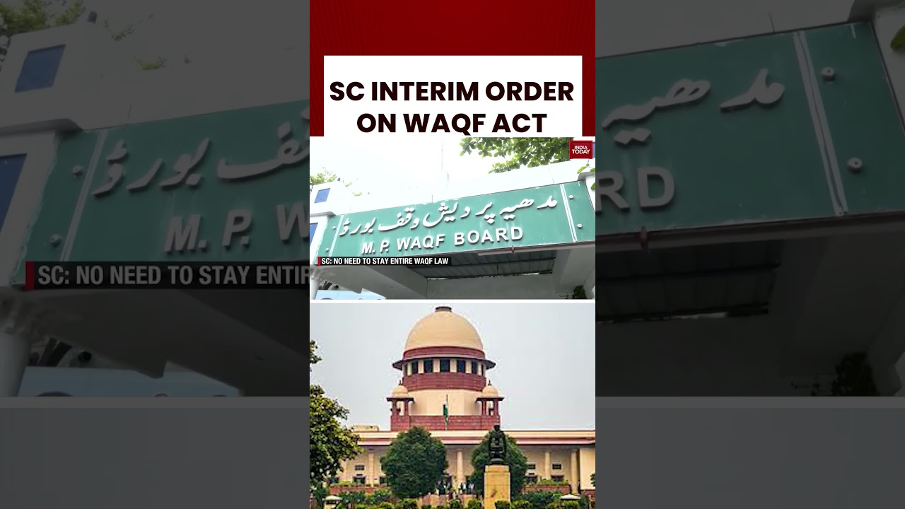 Supreme Court Declines Blanket Stay on Waqf Act, But Puts Controversial Clauses on Hold #law