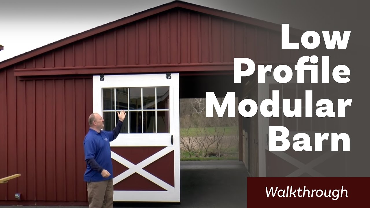 Low Profile Modular Barn - Walkthrough
