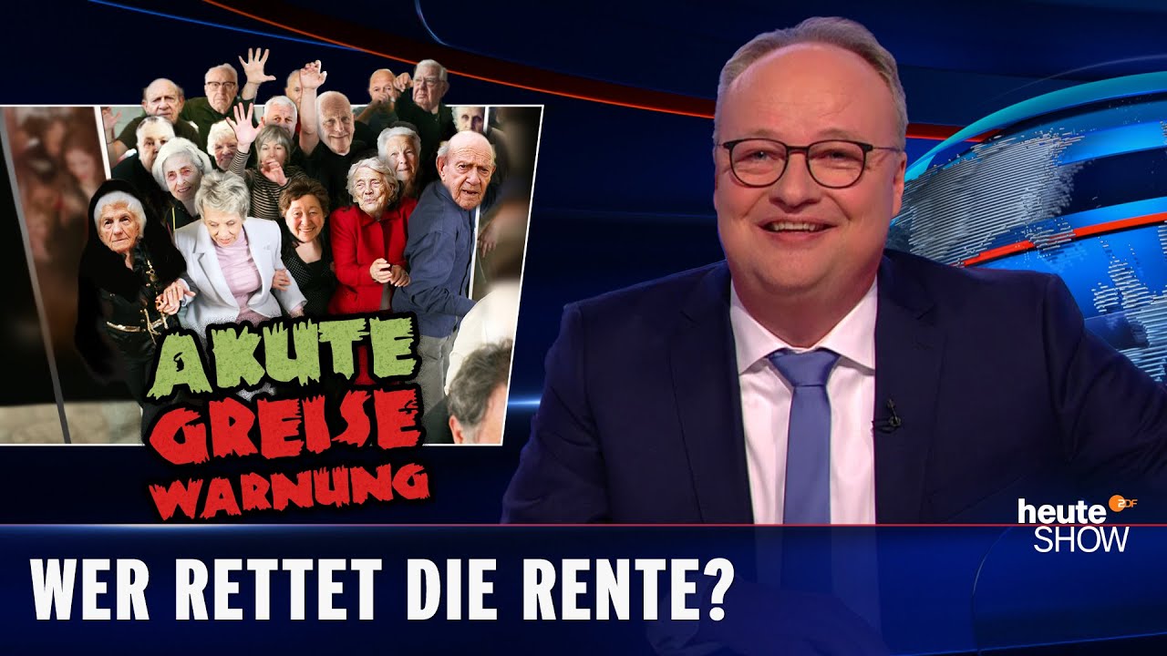 Die Boomer machen unser Rentensystem kaputt! | heute-show vom 25.11.2022