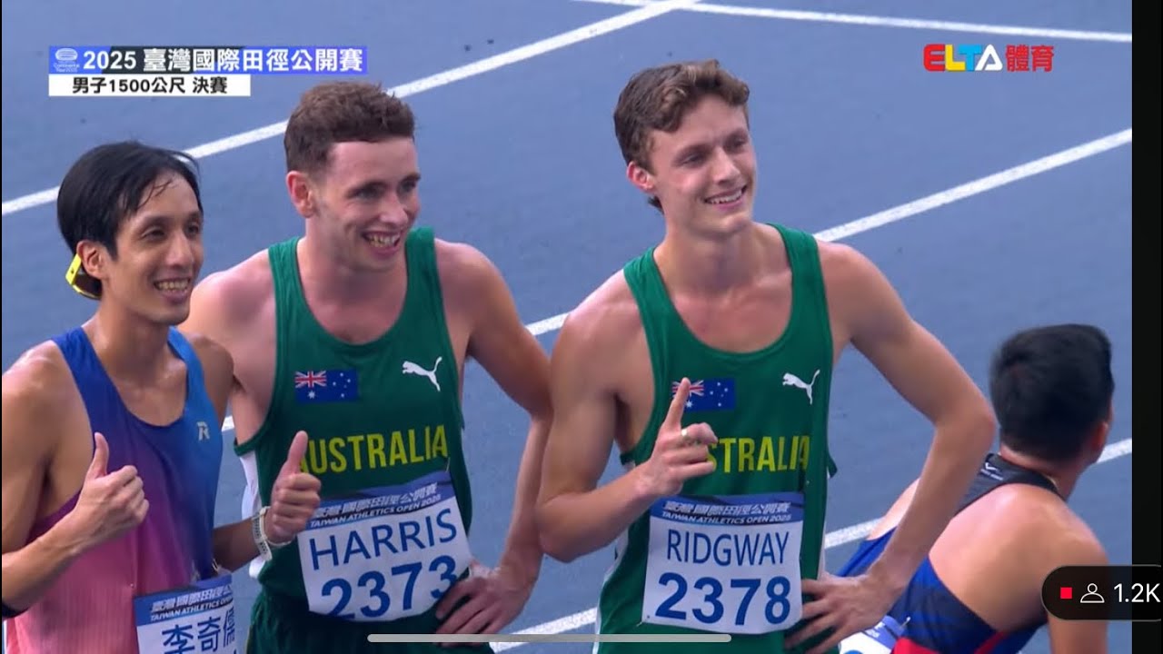 1500m Men Final - Taiwan Athletics Open 2025