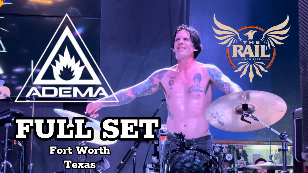 ADEMA LIVE AT THE RAIL FORT WORTH TEXAS (FULL SET)