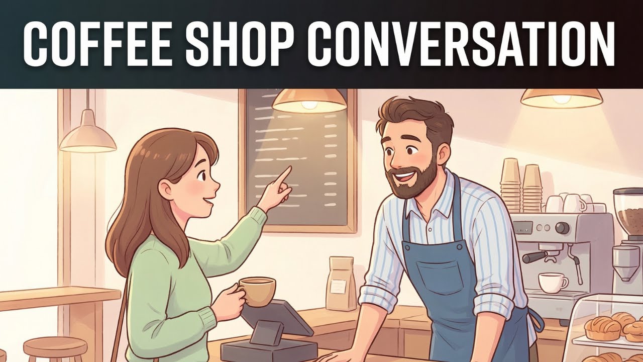 Ordering Coffee in English | Simple Speaking Practice for Beginners