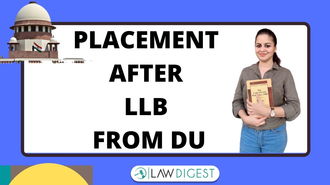 DU LLB Placement and Internship