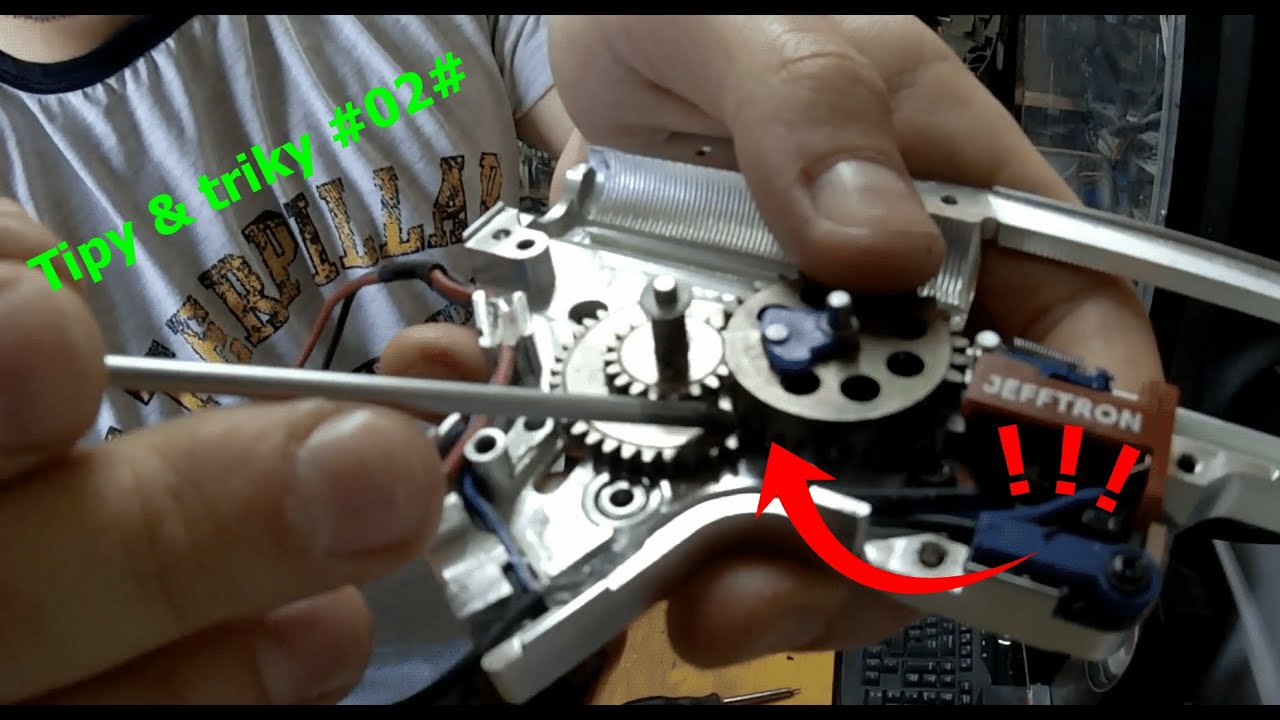 #02# Tipy & triky Airsoft jak vypodložit kola v mechaboxu