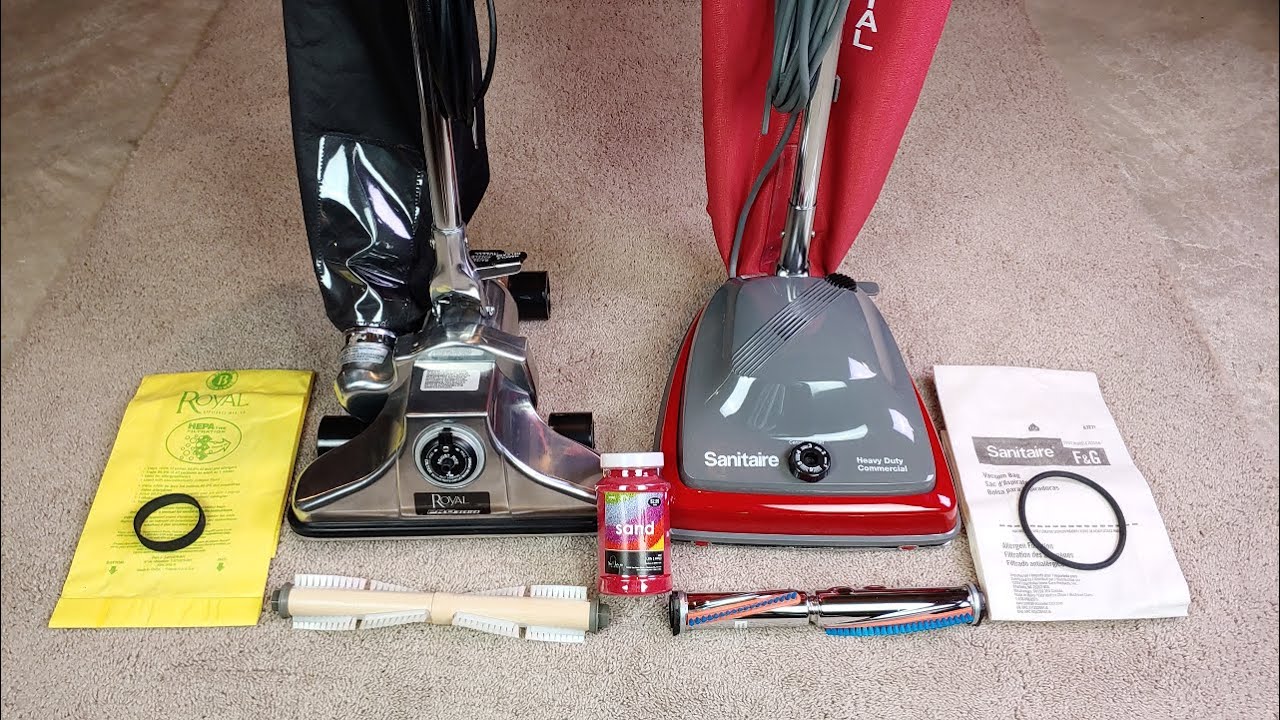 Royal Pro Series Versus Sanitaire SC679K Two Cycle Sand Test