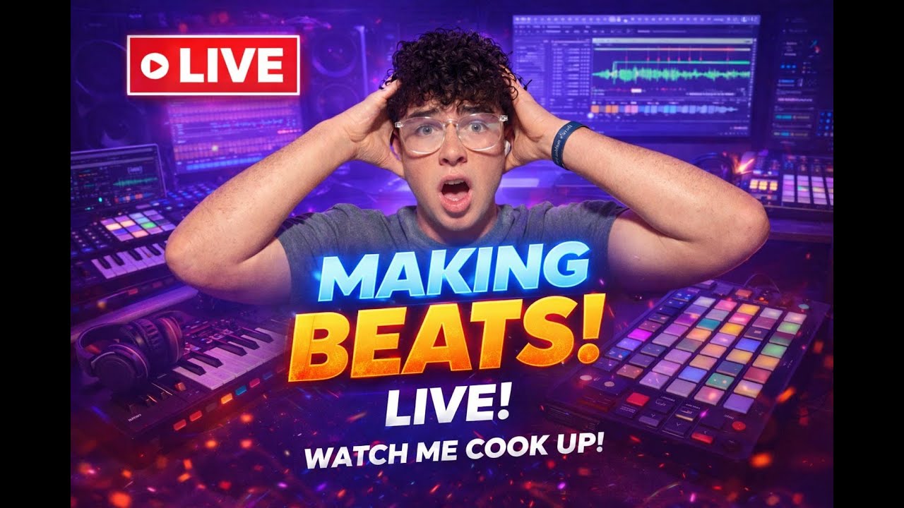 MAKING BEATS LIVE 🔥 (Watch the Process)