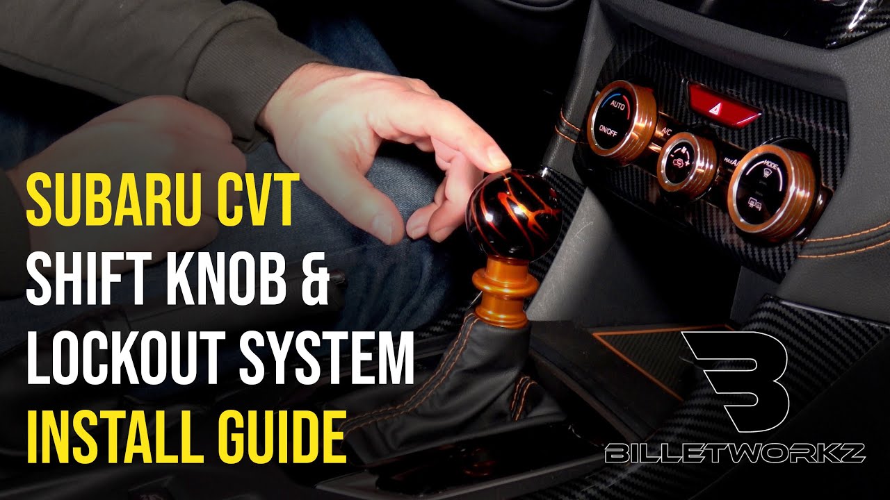 Billetworkz - Subaru CVT Shift Knob Install Guide