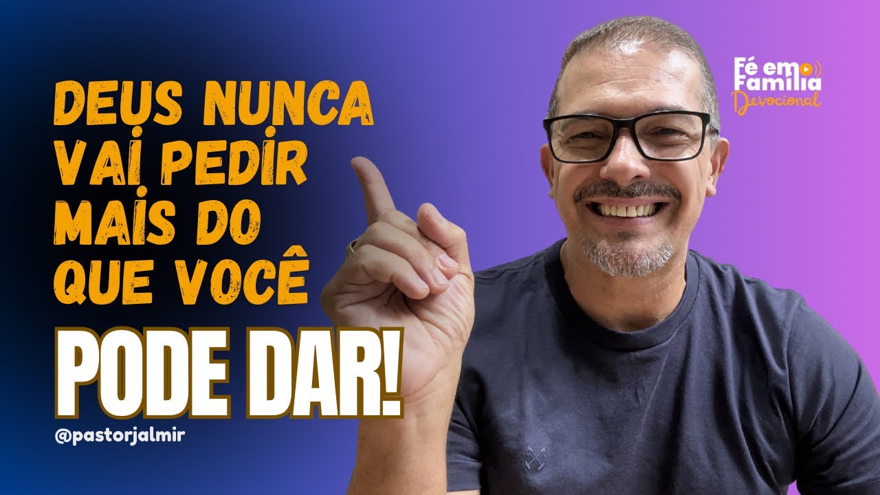 Faça o seu Melhor | Devocional 10/3/26 | Marcos 6:33-37