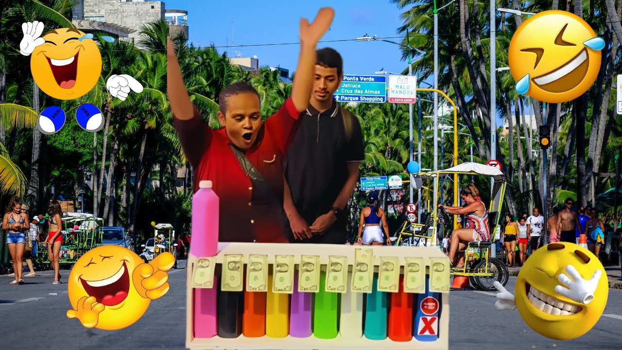 ACERTA A GARRAFA COLORIDA E GANHE MONEY:  JOGO DA GARRAFA COLORIDA /  JOGO DE RUA 2025