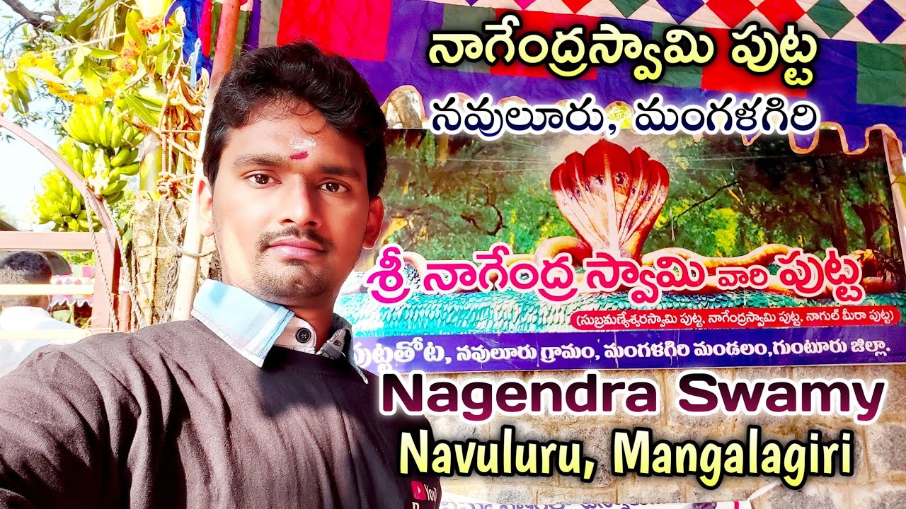నవులురు నాగేంద్రస్వామి పుట్ట|Navuluru putta| navuluru nagendra swamy| mangalagiri|Praveentraveller