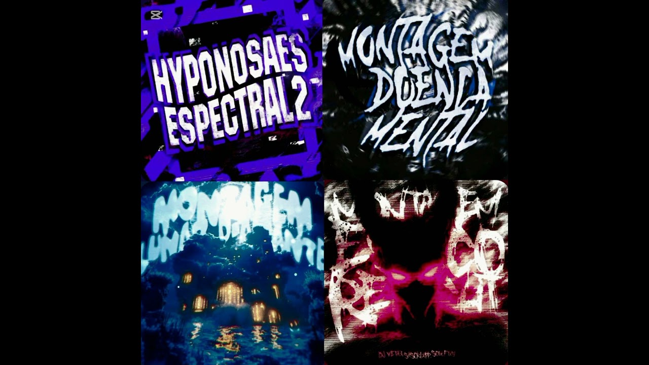 Hyponosaes Espectral 2 x Montagem Doenca Mental x  Montagem lunar diamante x Montagem Espaco Renicht