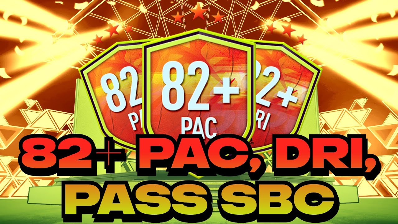 FIFA 22 82+ PAC,DRI,PAS UPGRADE PACKS SBC