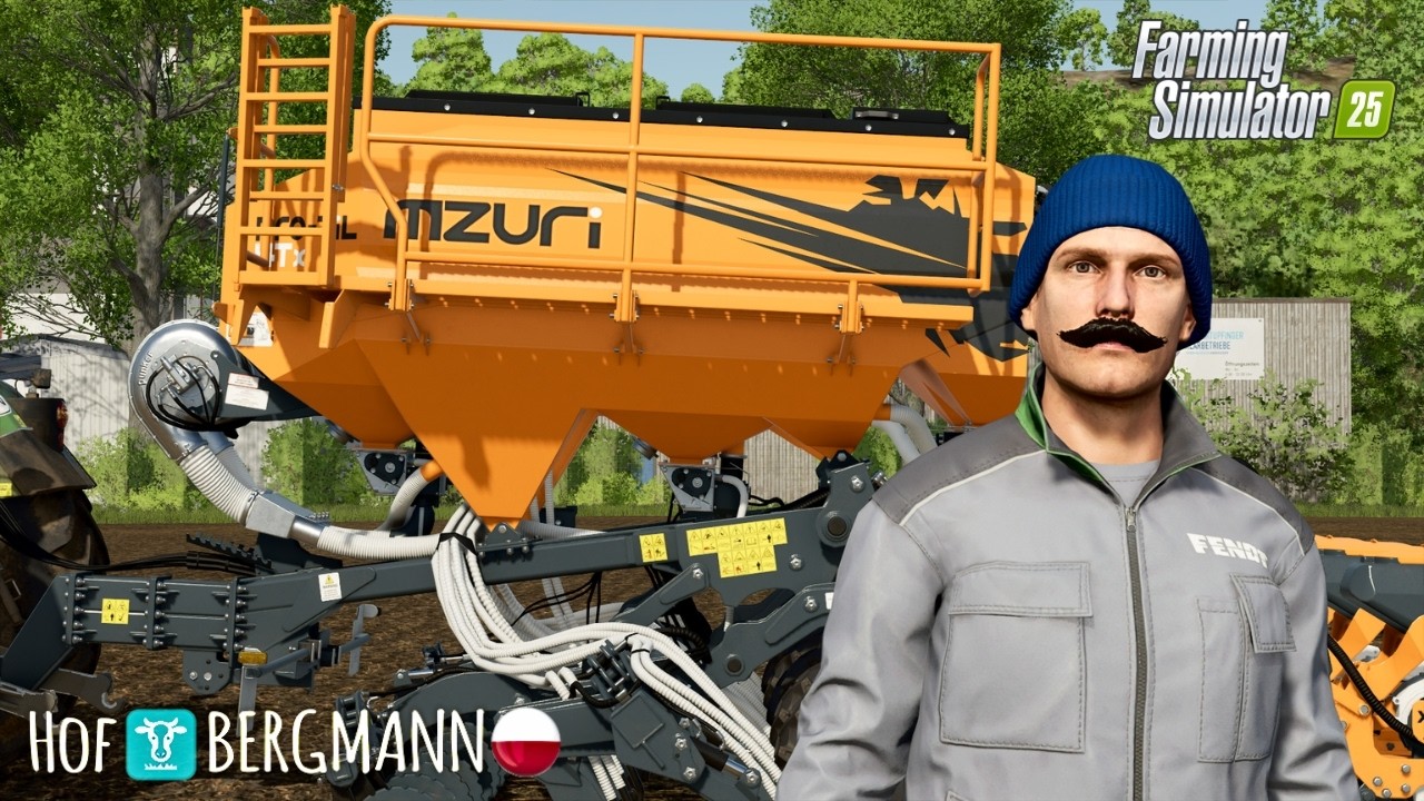 MZURI Siewnik Testujemy na Farmie | Hof Bergmann FS 25
