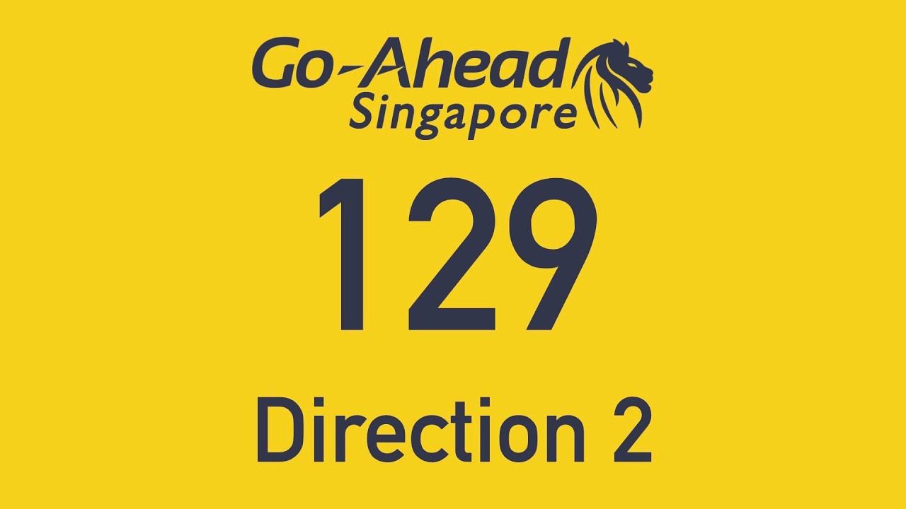 SBS Transit Trunk Bus Route 129 Direction 2 Hyperlapse