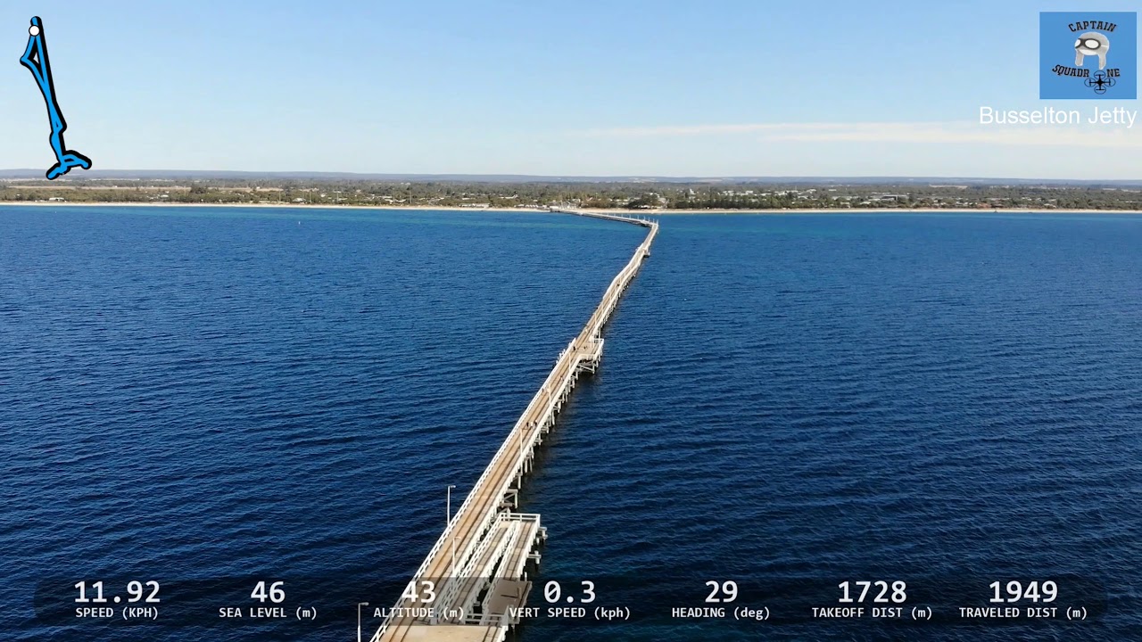 Busselton Jetty  Drone View