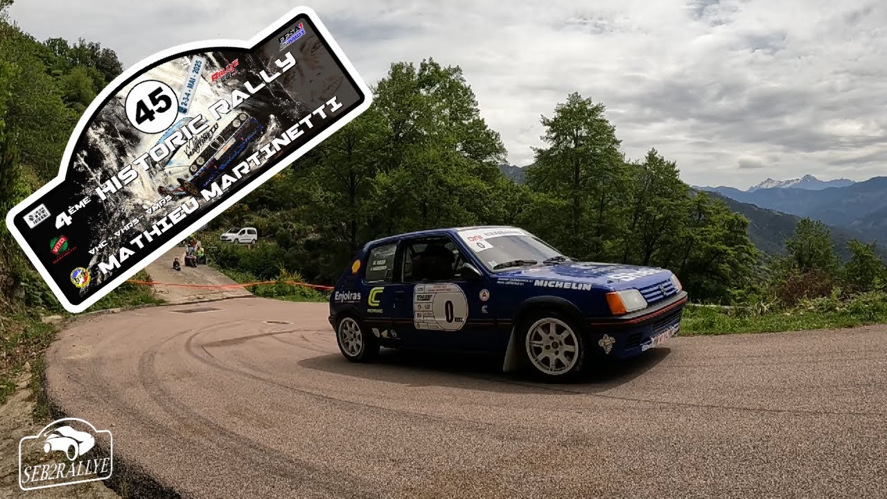 Antoine  CASABIANCA  et  Gilles  CLER  Historic Rally  Mathieu  MARTINETTI  2025