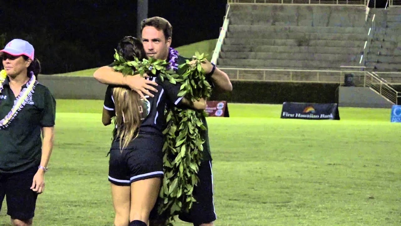 Hawaii Women's Soccer Senior Night 2015