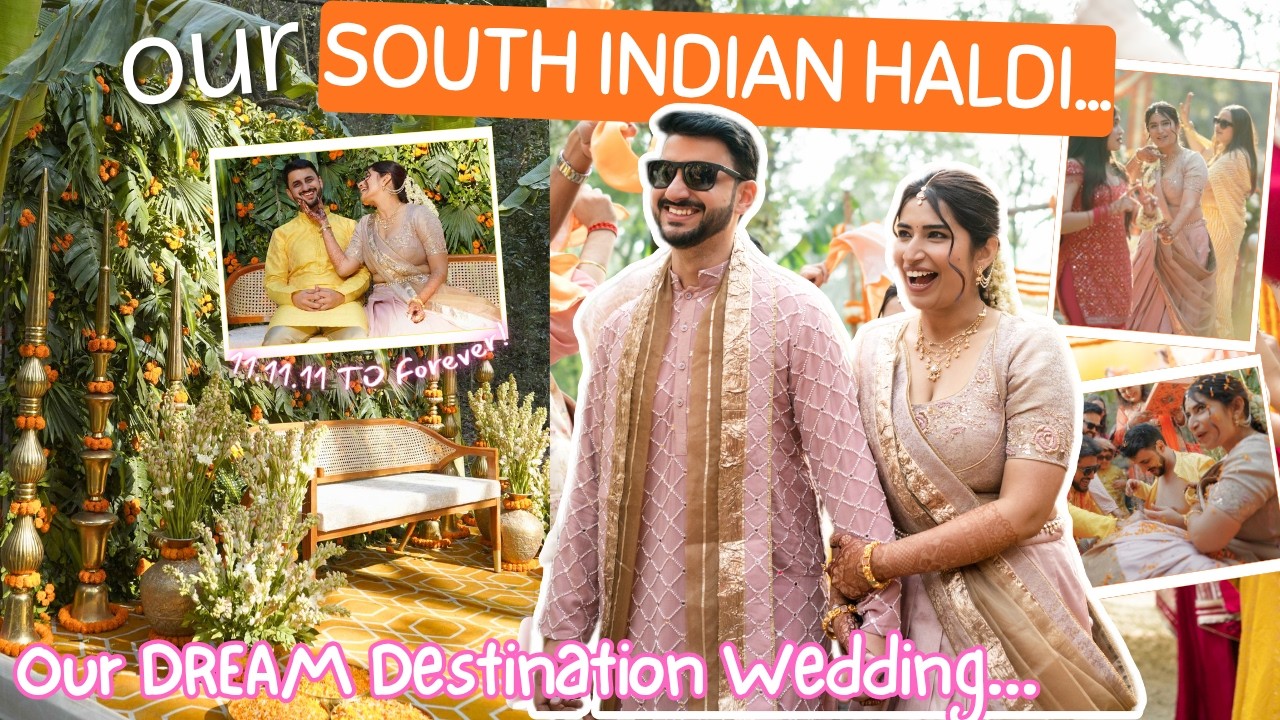 Our DREAM Destination Wedding begins... HALDI Vlog! #111111toForever