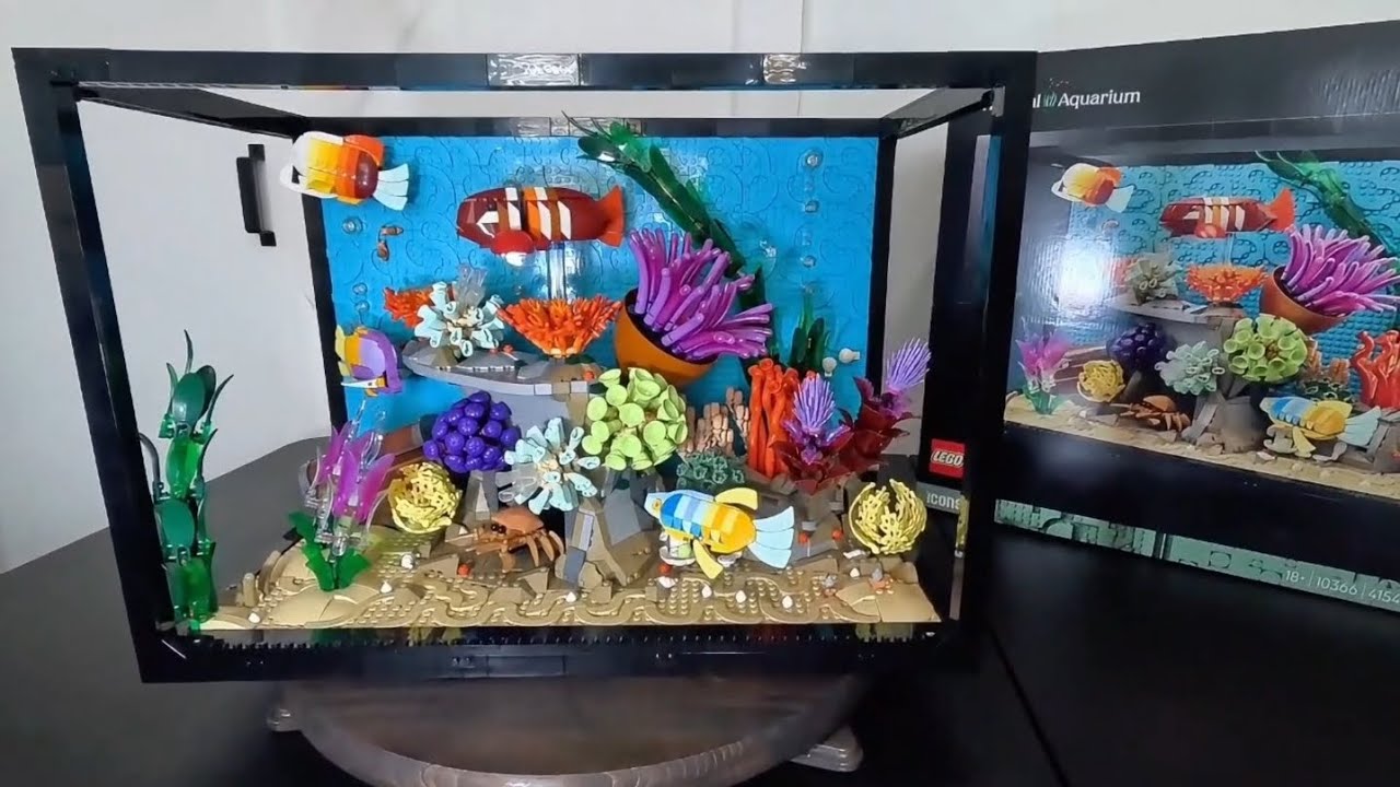 Tropical Aquarium Lego Build