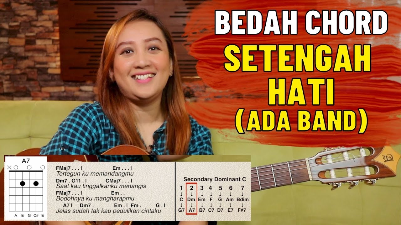 BEDAH CHORD - SETENGAH HATI (ADA BAND)