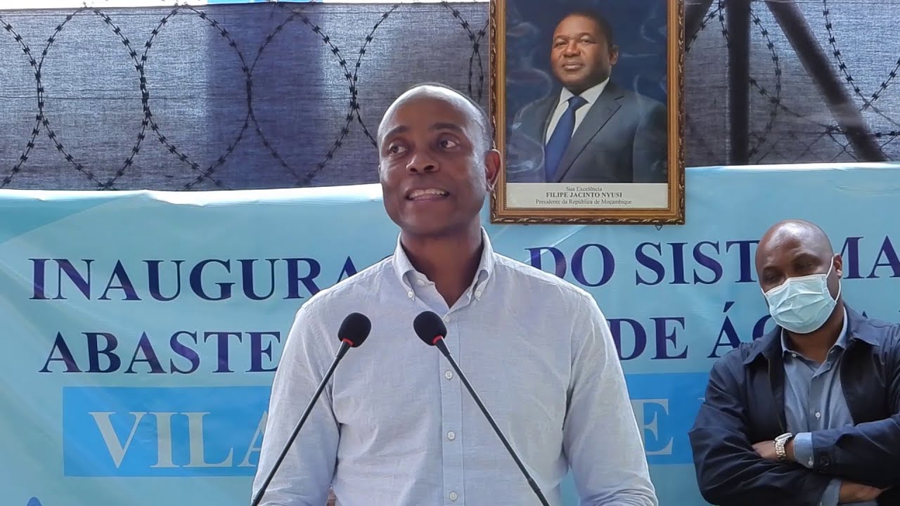 Inauguração do Sistema de Abastecimento de Água de Liupo em Nampula
