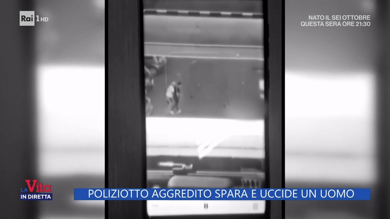 Crotone, poliziotto aggredito spara e uccide un uomo - La vita in diretta 08/10/2024
