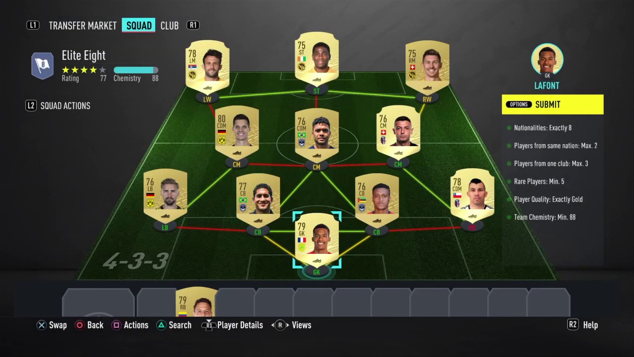 Fifa 20, Elite Eight SBC (No Loyalty and Very Cheap) Cheapest Solutions!