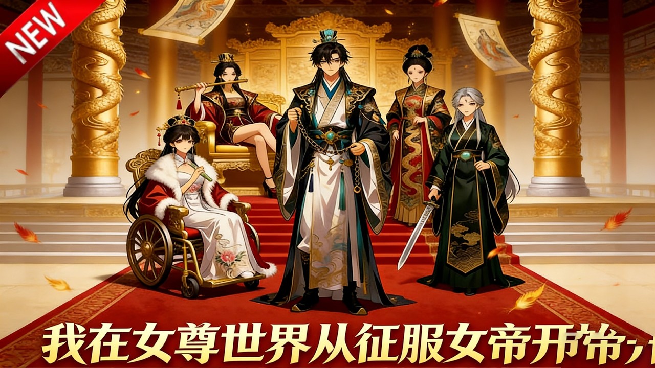 💥【新番上线】苏哲觉醒金手指凤书，每从美女身上获取凤珠，便可延寿获取新能力，看他如何在“后宫”中求生、成长，成为新王朝之主！《我在女尊世界，从征服女帝开始》全集 Multi SUB #漫剧 #动漫魔女