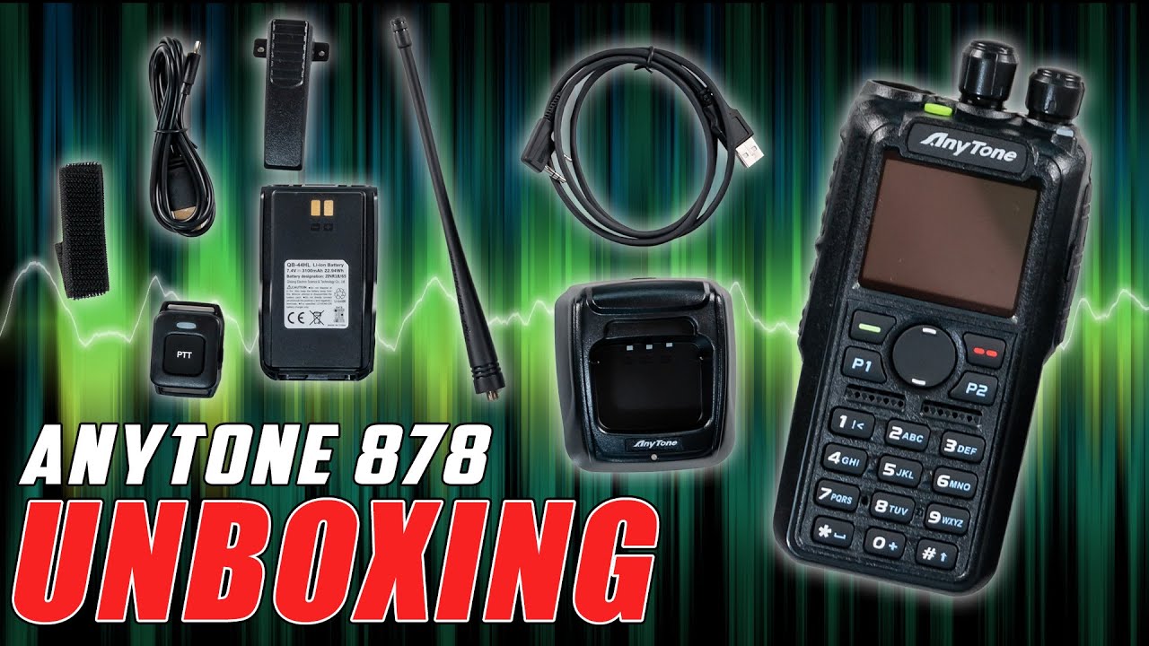 Anytone D878UV II PLUS 📱 Unboxing & Lieferumfang DMR Handfunkgerät #01