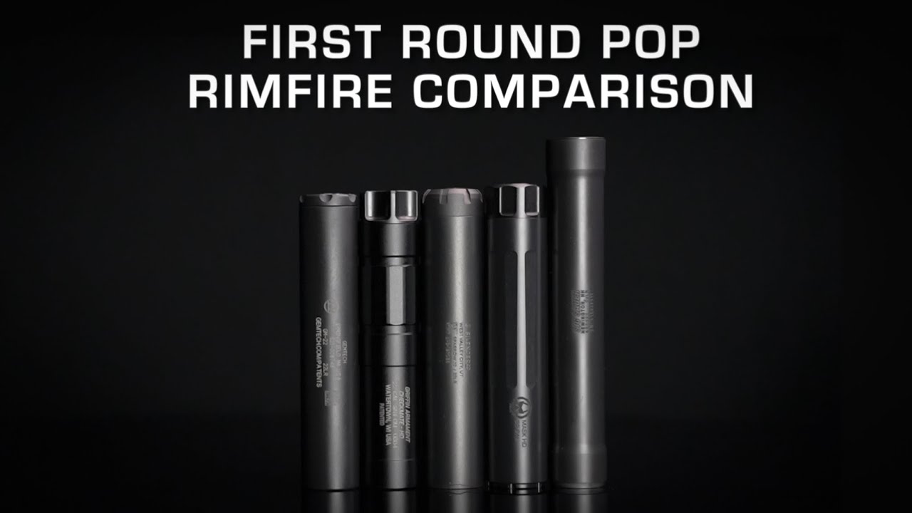 Rimfire .22LR Suppressor FRP Comparison | Gemtech | Griffin Armament | SilencerCo | Dead Air | SIG