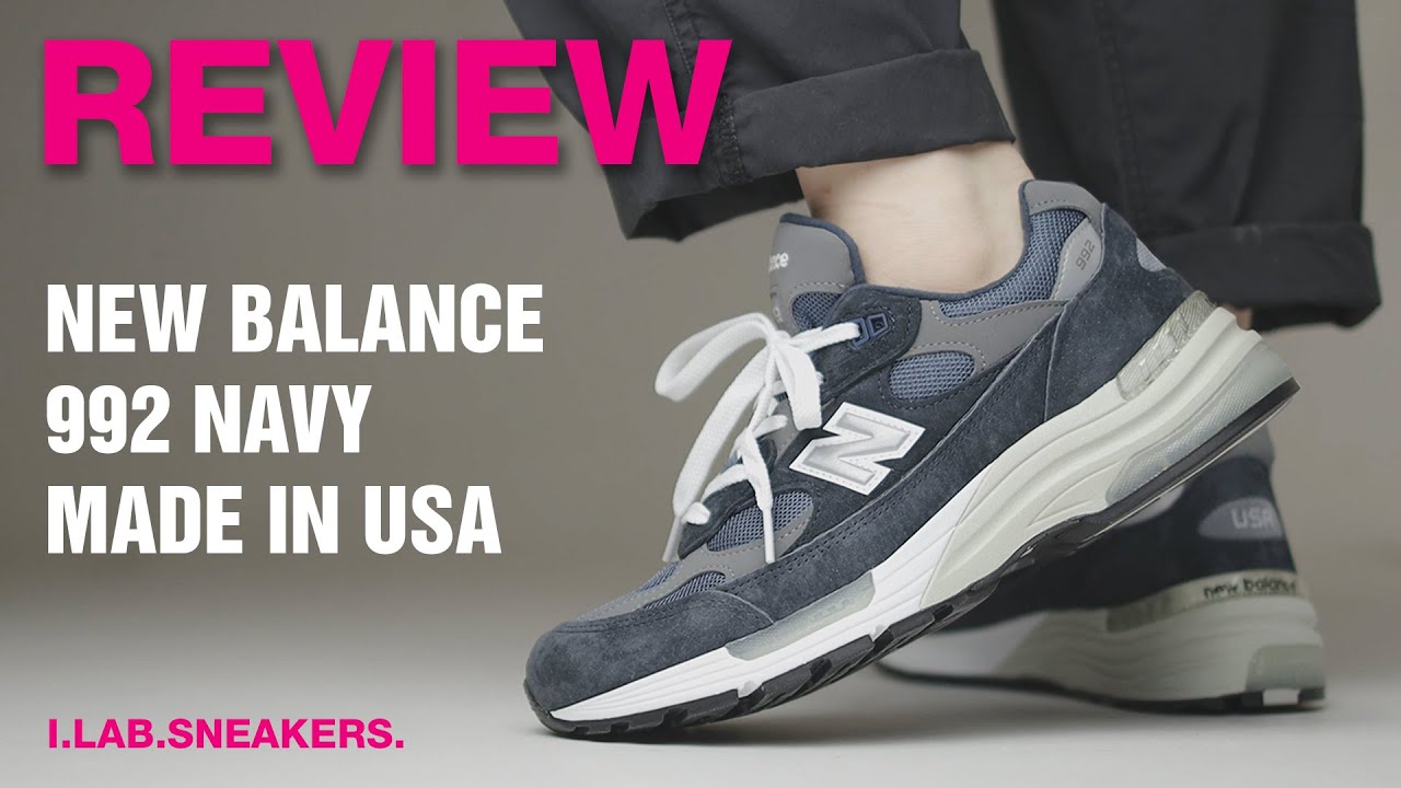 [4K REVIEW] 그레이보다 네이비! 뉴발란스 992 네이비 리뷰  New Balance 992 Navy Made in USA  M992GG REVIEW