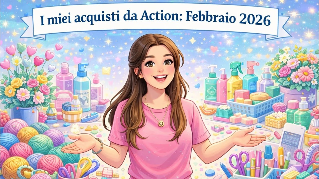 I miei acquisti da Action: Febbraio 2026 #acquisti #action #haul #creativitá 