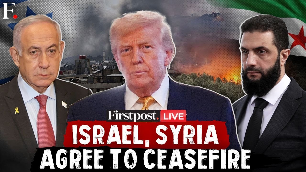 LIVE: Israel Syria Agree to U.S.-brokered-Ceasefire in Sweida | Druze &ndash; Bedouin Clashes