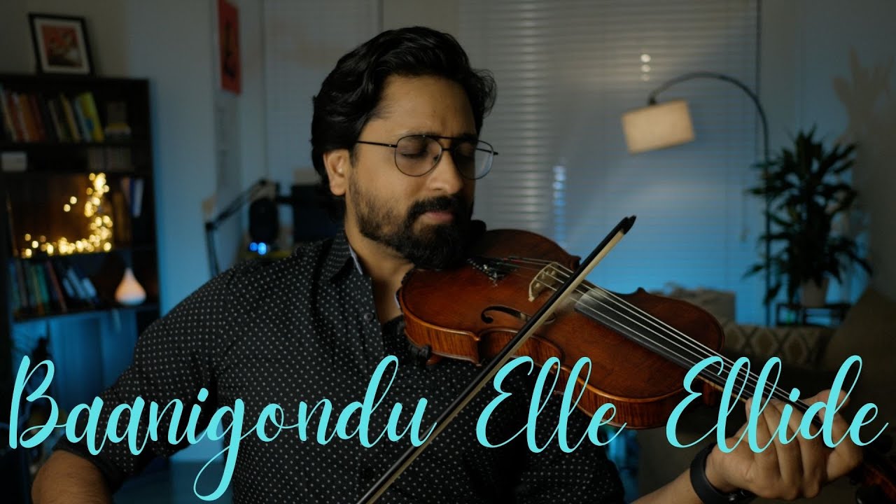 Baanigondu Elle Ellide | DrRajkumar | Violin Reprised | Adarsha Ramakumar #drrajkumar #kannadasongs