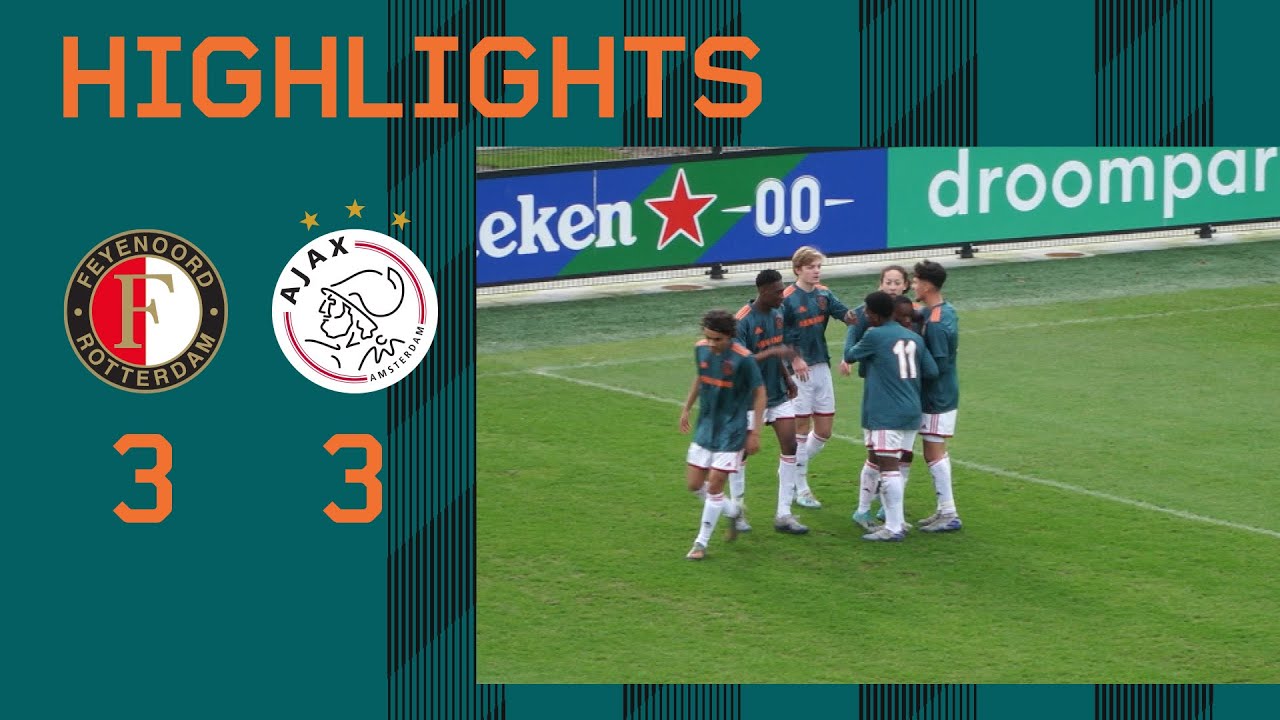 Highlights Feyenoord O17 - Ajax O17 | Kampioenspoule