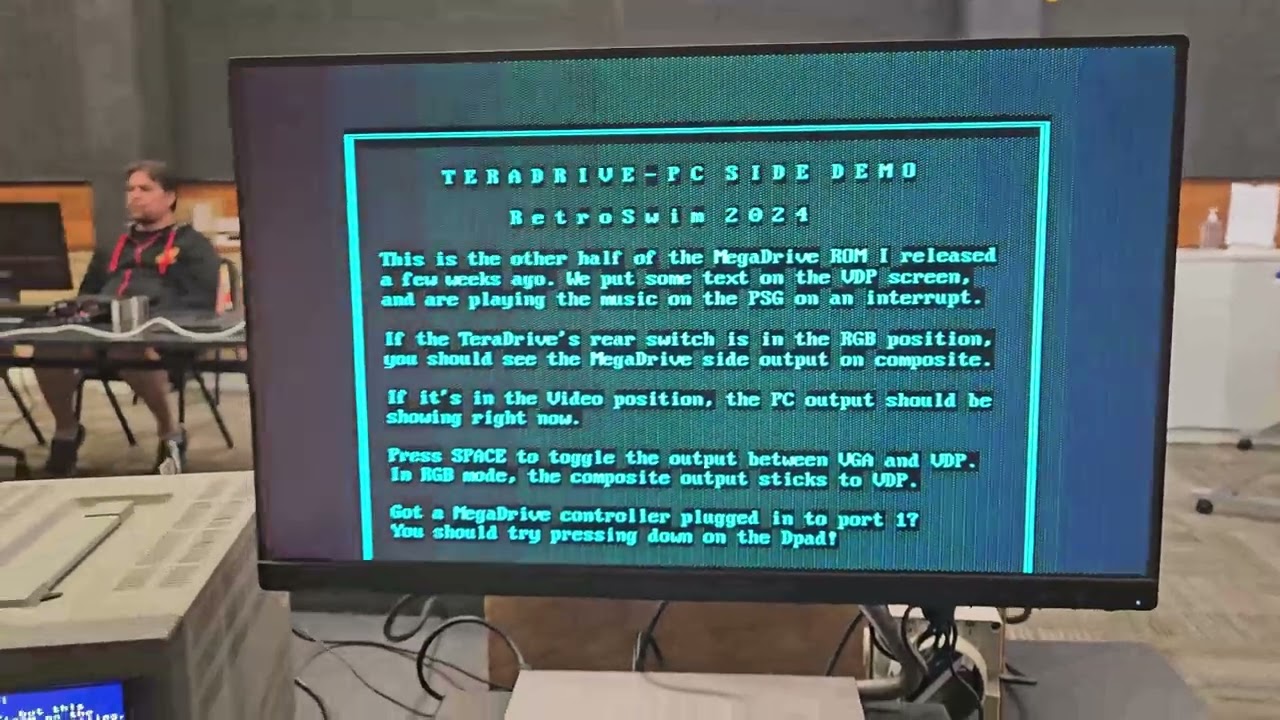 TeraDrive Demos @ Amiga Retro Brisbane July 2024