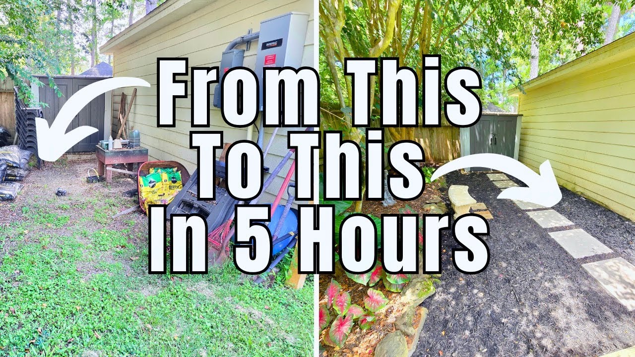 Gorgeous Backyard Makeover In 1 Day For $168