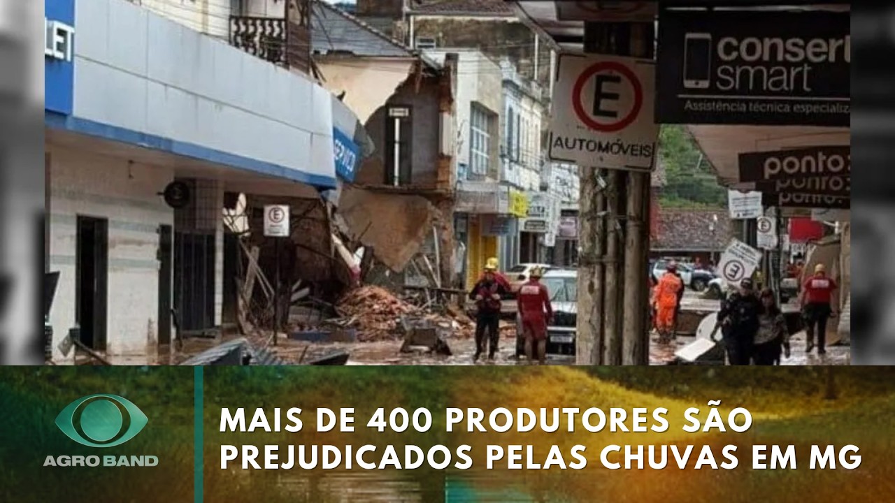 Giro Brasil: mais de 400 produtores rurais são prejudicados pelas chuvas em MG | Agro Band