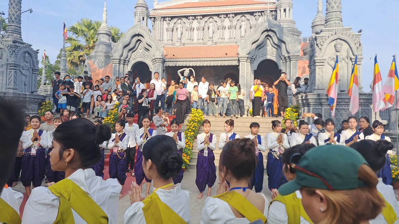 វត្តស្លែងចាស់ បញ្ចុះខណ្ឌសីមា  Chùa Sleng Chás Khánh Thành