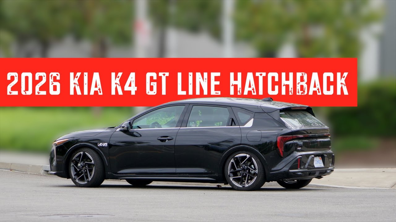 2026 Kia K4 GT Line Hatchback first  road video