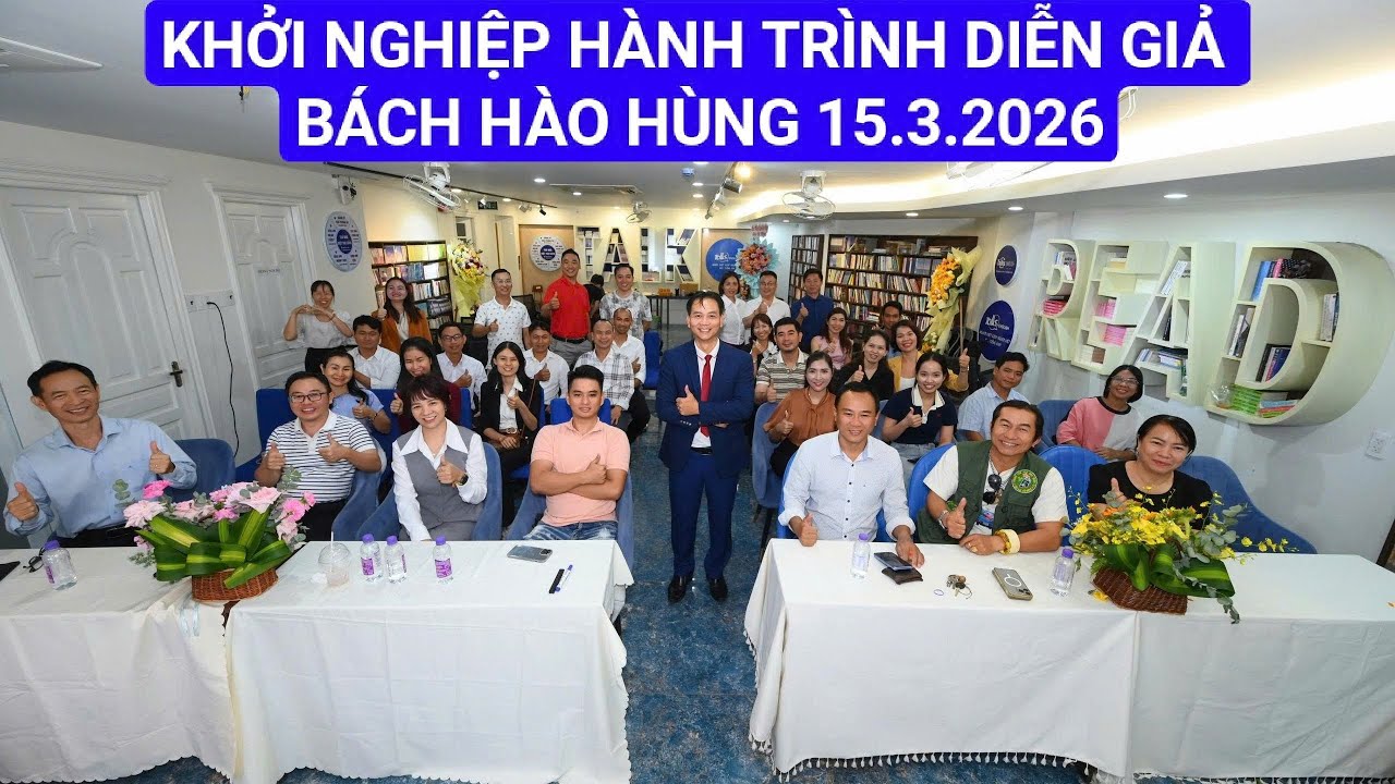 Hành trình diễn giả BÁCH HÀO HÙNG 