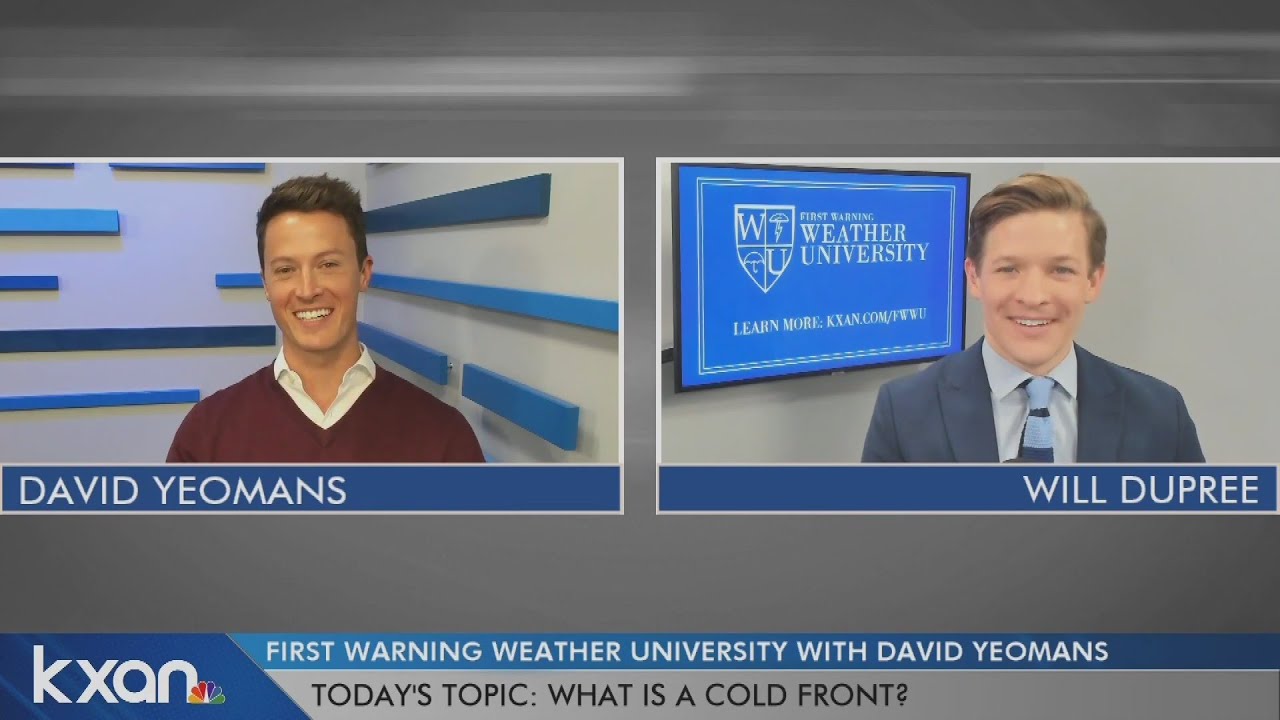 First Warning Weather University: David Yeomans explains what a cold front is