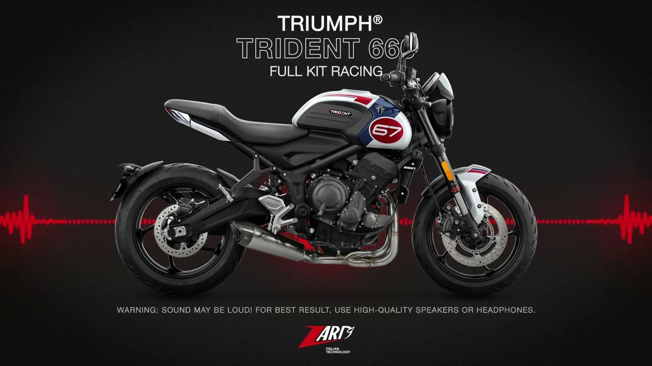 Zard for Triumph Trident 660 | Sound Full Kit Racing