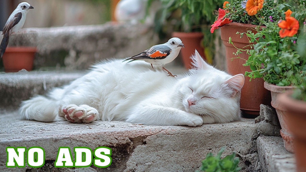 12 Hours Cat Sleep Music 🐱 Calming Sounds for Anxious Cats | No Ads