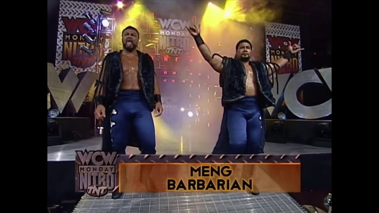Meng & Barbarian vs Wrath & Mortis (with James Vandenberg) 1997 (WCW)