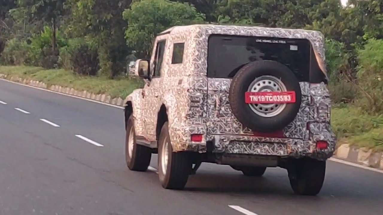New Mahindra THAR - Road Presence | Still Under Test