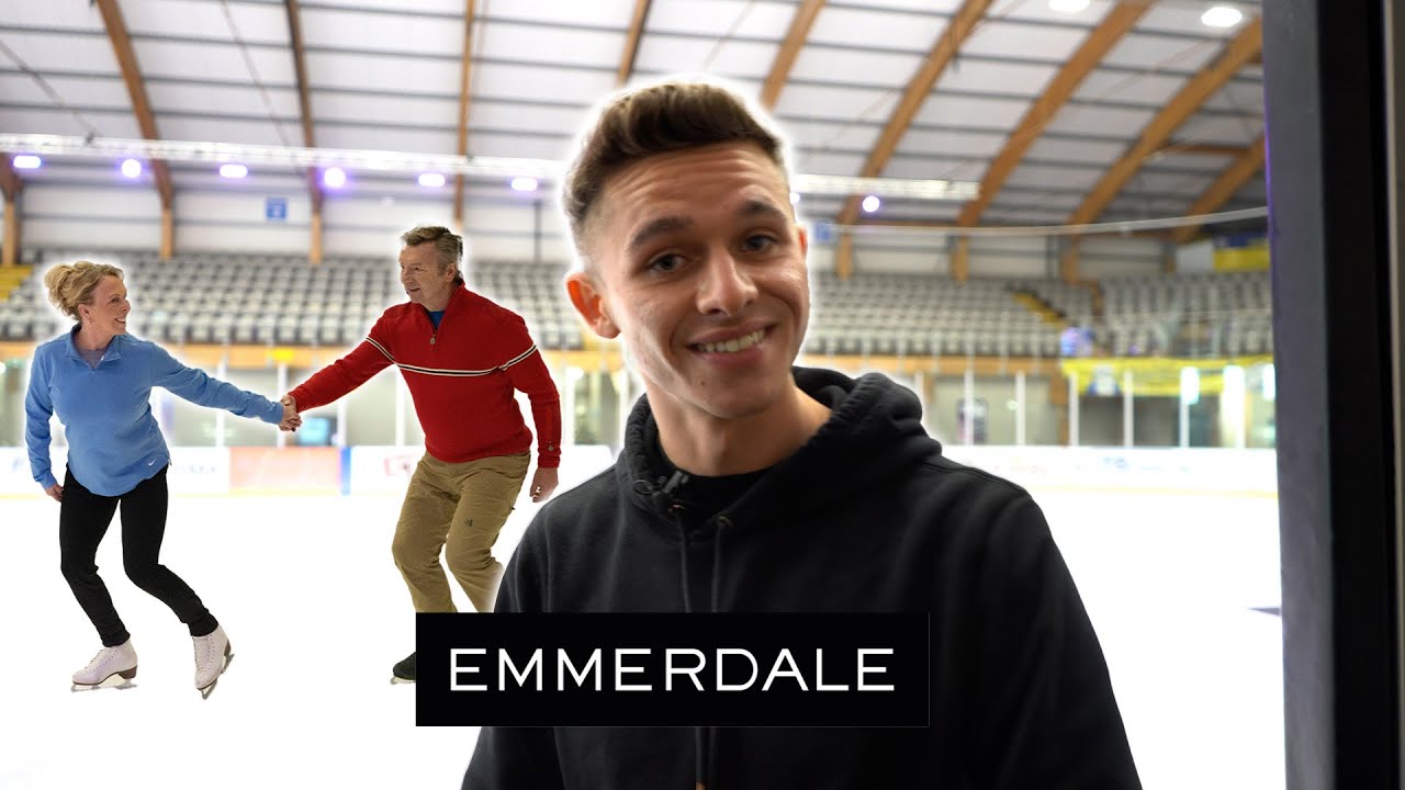 Behind The Scenes: Joe Warren Plant With Torvill And Dean | Emmerdale