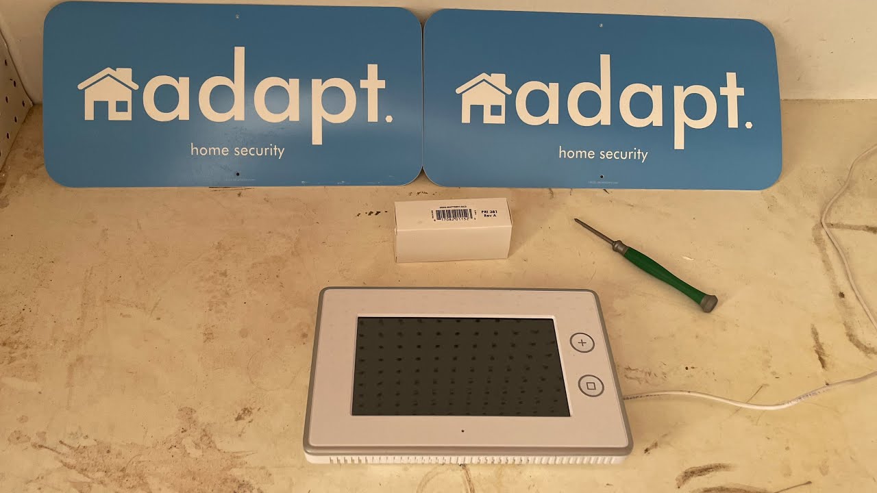 Replacing the backup battery in a Go Control 3 keypad.