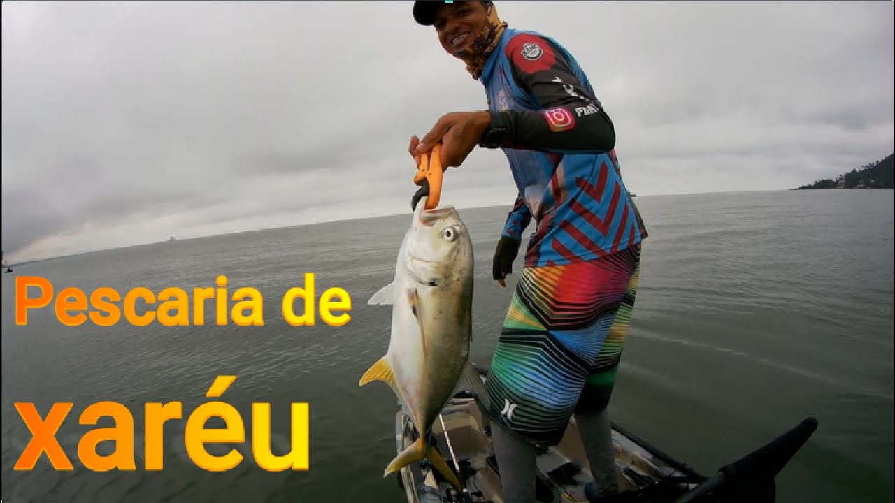 PESCARIA DE XARÉU NA ILHA DA MADEIRA COM JIG E CAMARÃO ARTIFICIAL - PESCA DE CAIAQUE