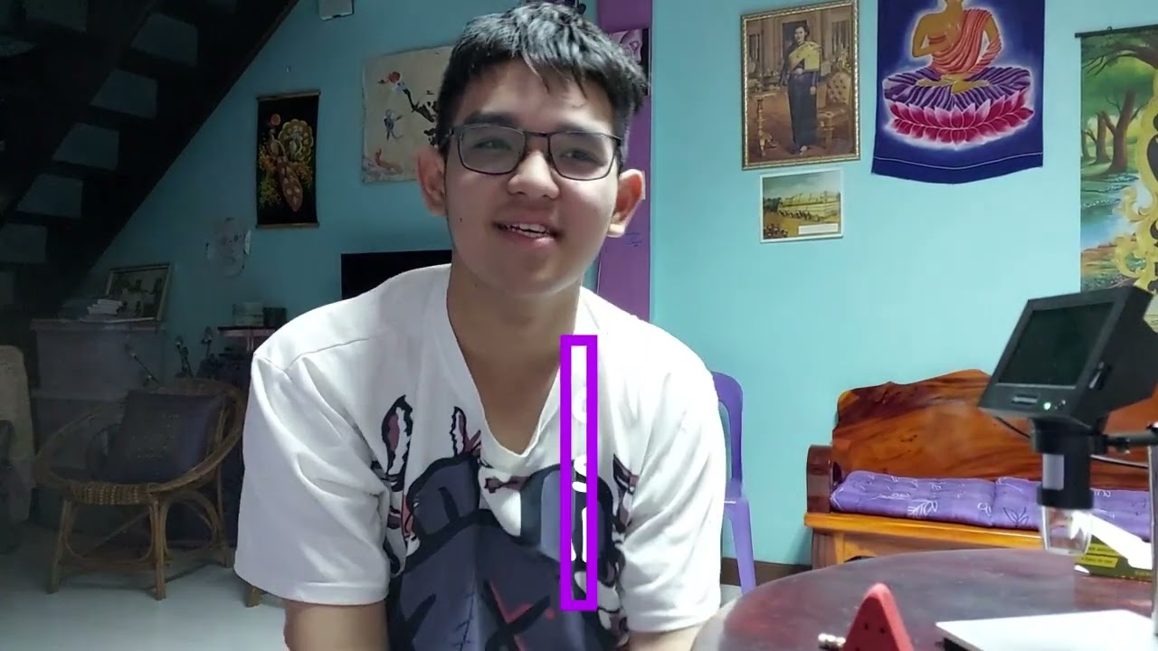 Thailand, Microscope Cockroach Fun Facts Study with Shokul, Ayutthaya